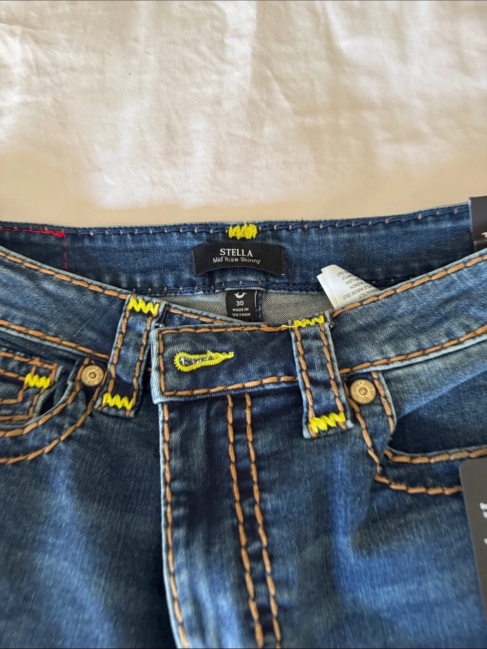 True Religion Bowes Blue Skinny Jeans